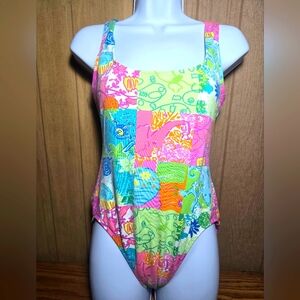 Lilly Pulitzer Ladies One-Piece Bathing suit. Size 10.